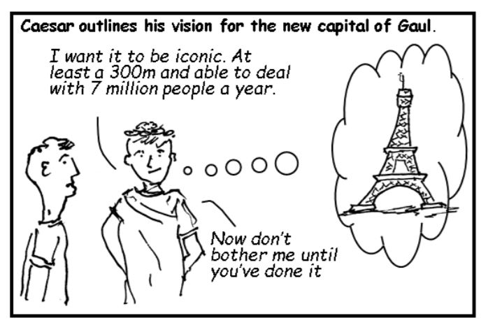 Caesars vision in Gaul